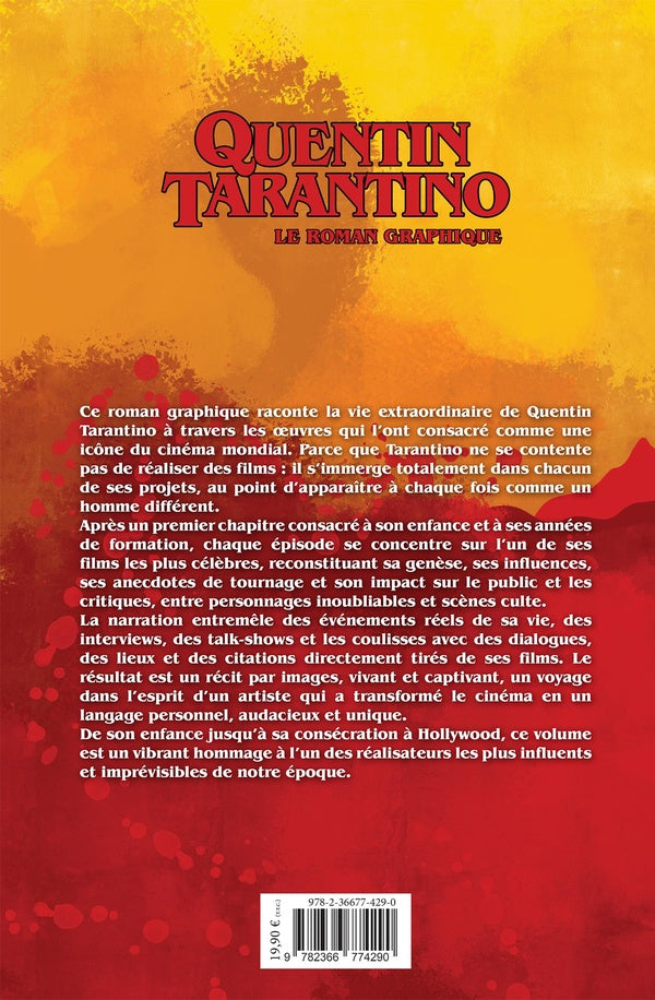 Back cover of Quentin Tarantino : Le roman graphique