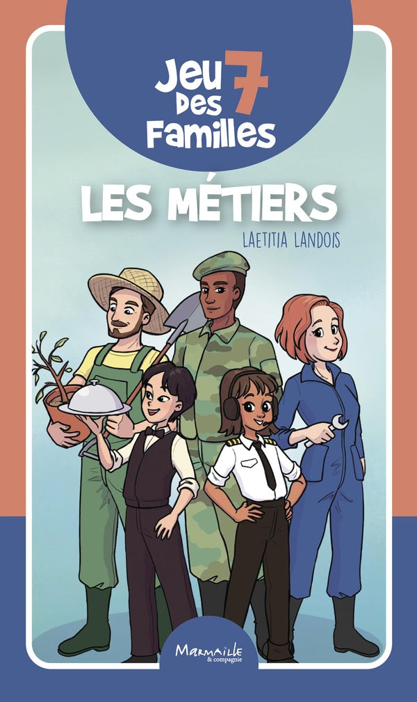 Front cover of Jeu des 7 familles : Les métiers