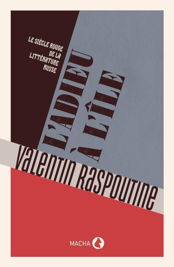 Front cover of L'adieu à l'île