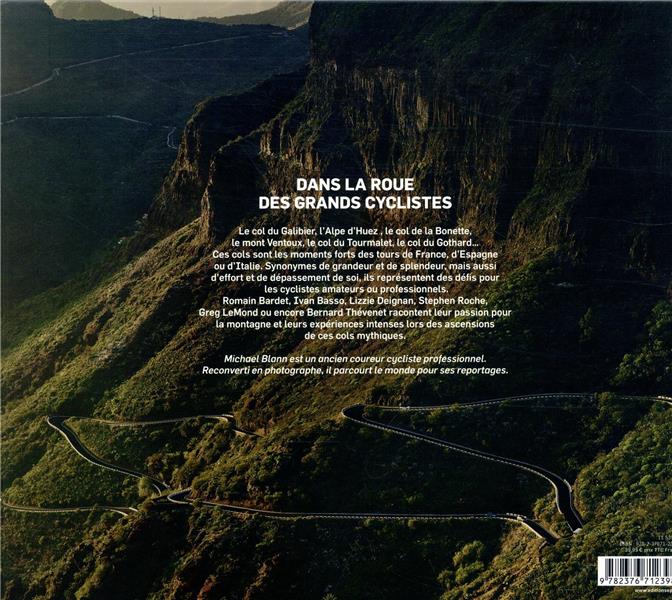 Back cover of Cols mythiques du cyclisme