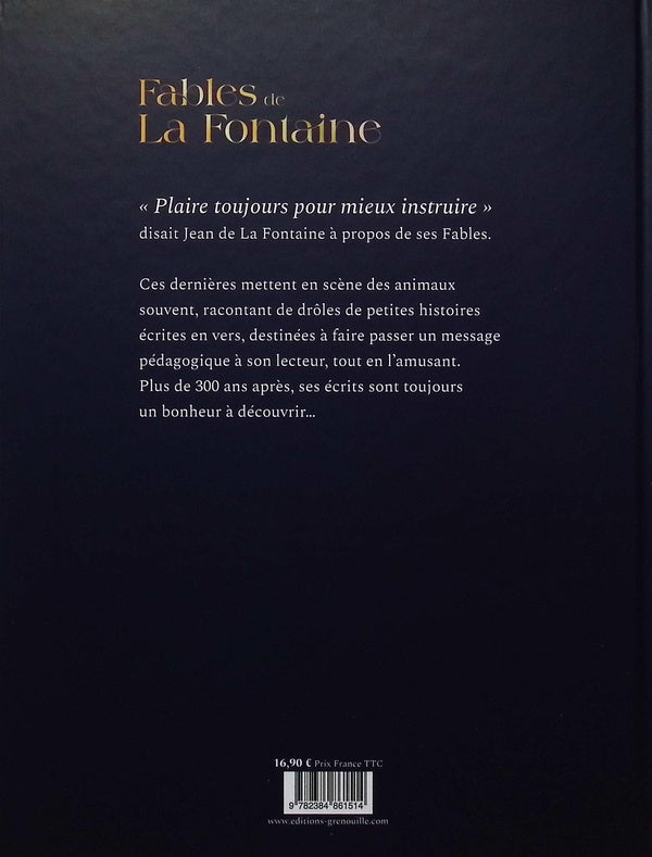 Back cover of Fables de la Fontaine