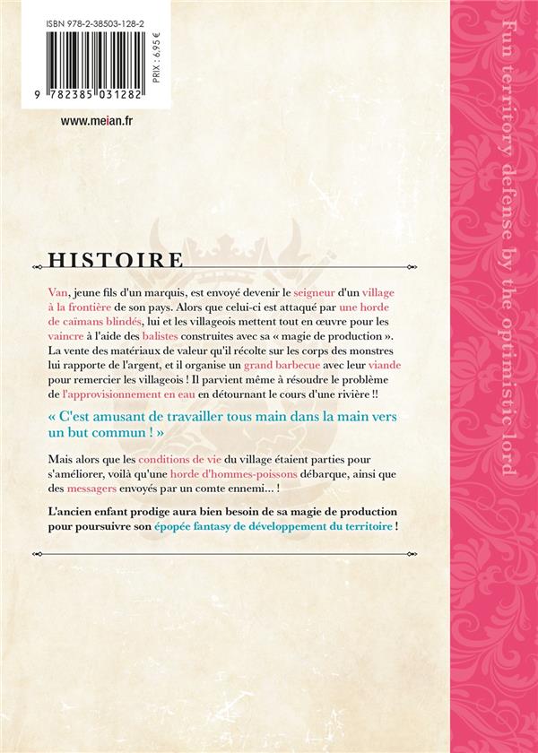 Back cover of Fun territory defense by the optimistic lord Tome 3