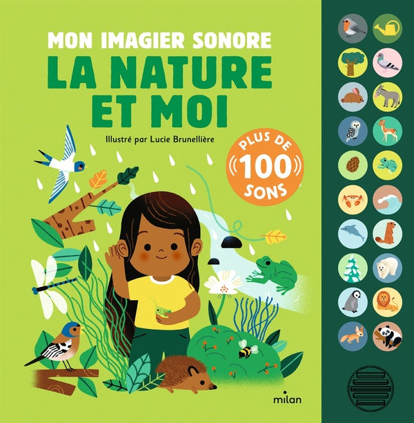 Front cover of Mon imagier sonore : la nature et moi