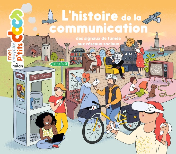 Front cover of L'histoire de la communication : Des signaux de fumée aux réseaux sociaux