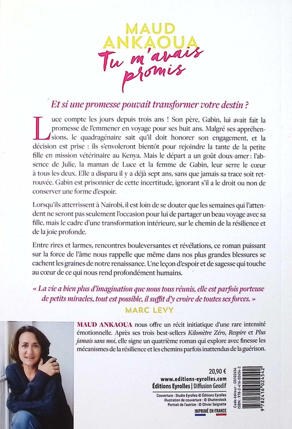 Back cover of Tu m'avais promis
