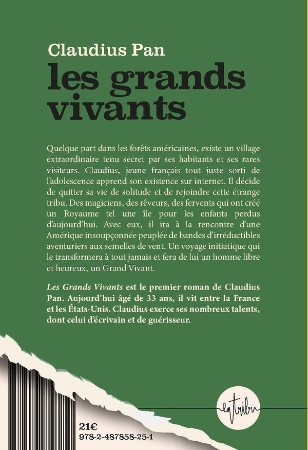 Back cover of Les grands vivants : Tout commença loin des grandes cilles, dans les bois