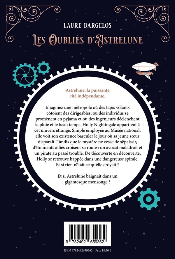 Back cover of Les oubliés d'Astrelune (IMPRESSION A LA DEMANDE)
