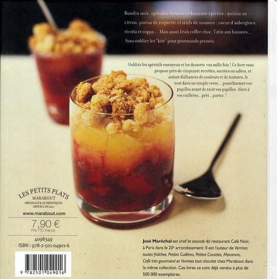Back cover of Verrines ; apéros et gourmandises