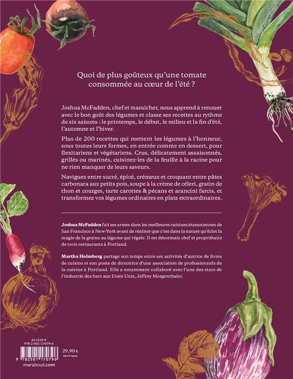 Back cover of Six saisons en cuisine : adoptez les saisons, la bonne cuisine suivra