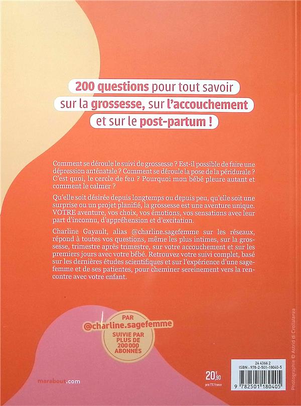 Back cover of Le grand guide de ma grossesse sereine