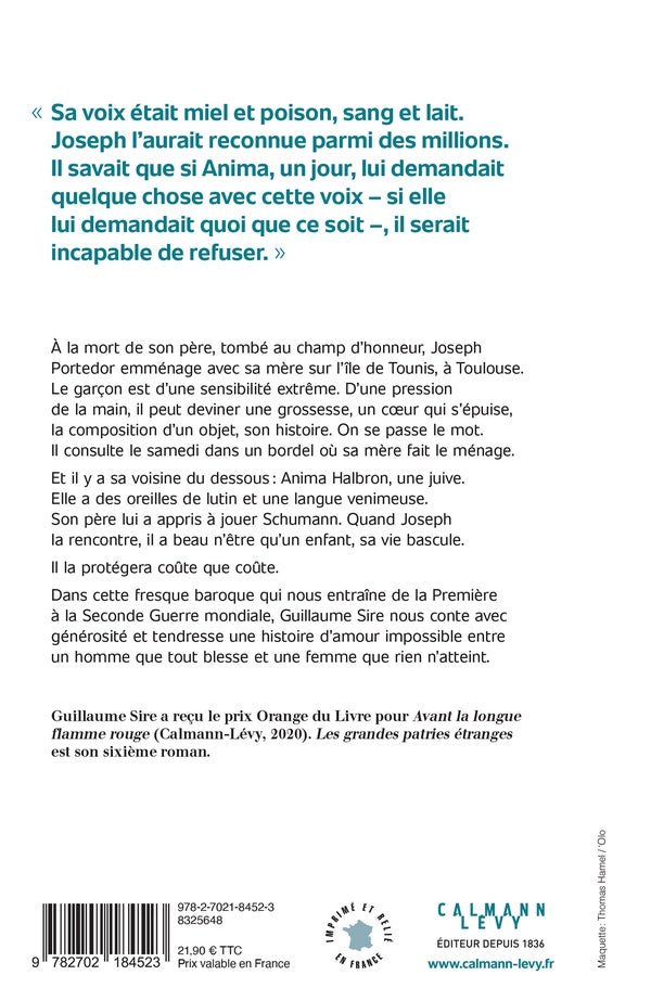 Back cover of Les grandes patries étranges