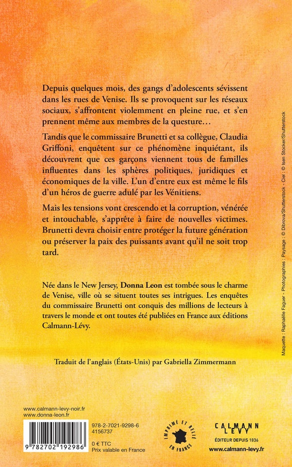 Back cover of L'Épreuve du feu
