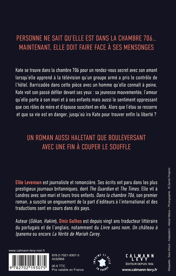 Back cover of Dans la chambre 706