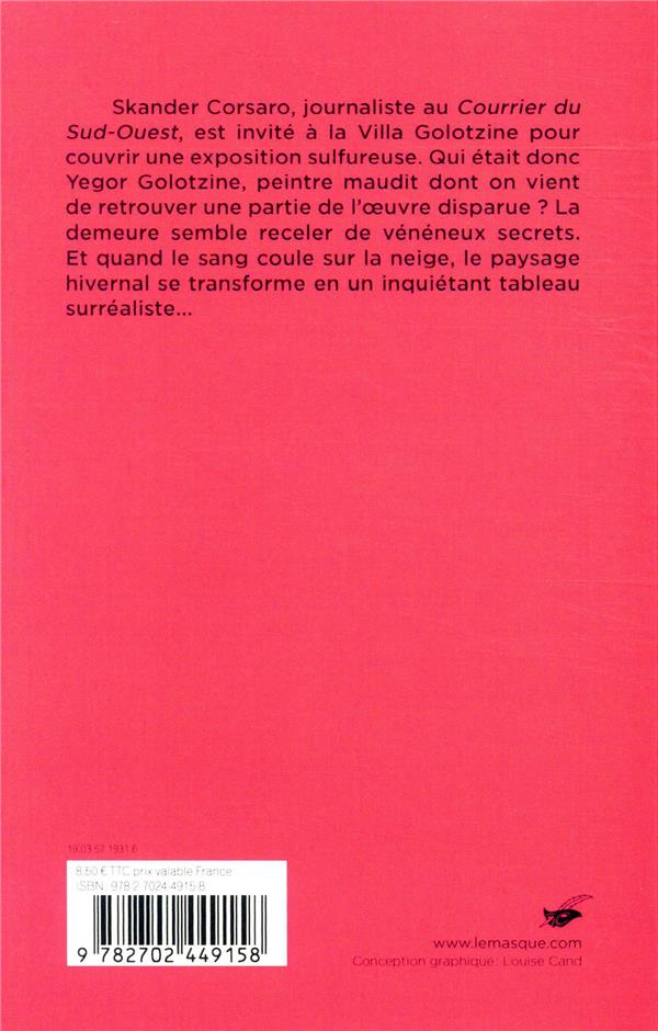 Back cover of Impératif imprévu