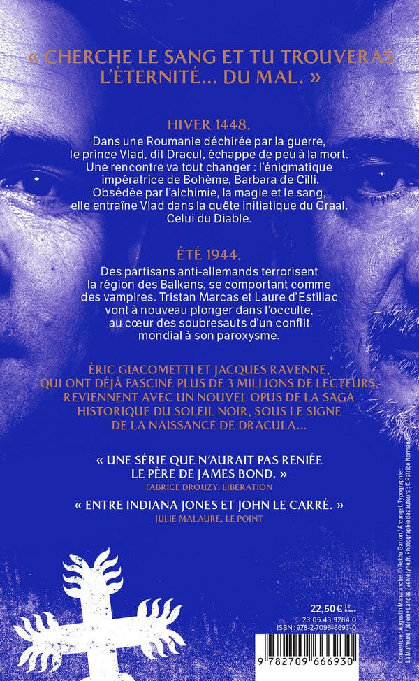 Back cover of La saga du soleil noir Tome 6 : le graal du diable