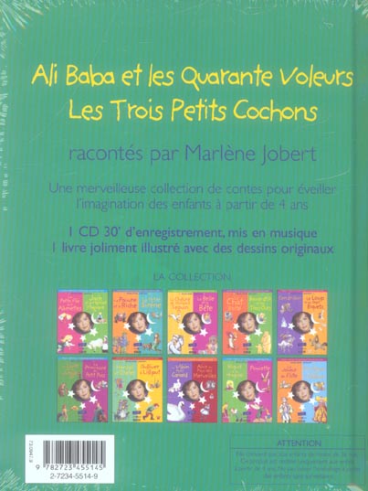 Back cover of Ali baba et les quarante voleurs ; les 3 petits cochons