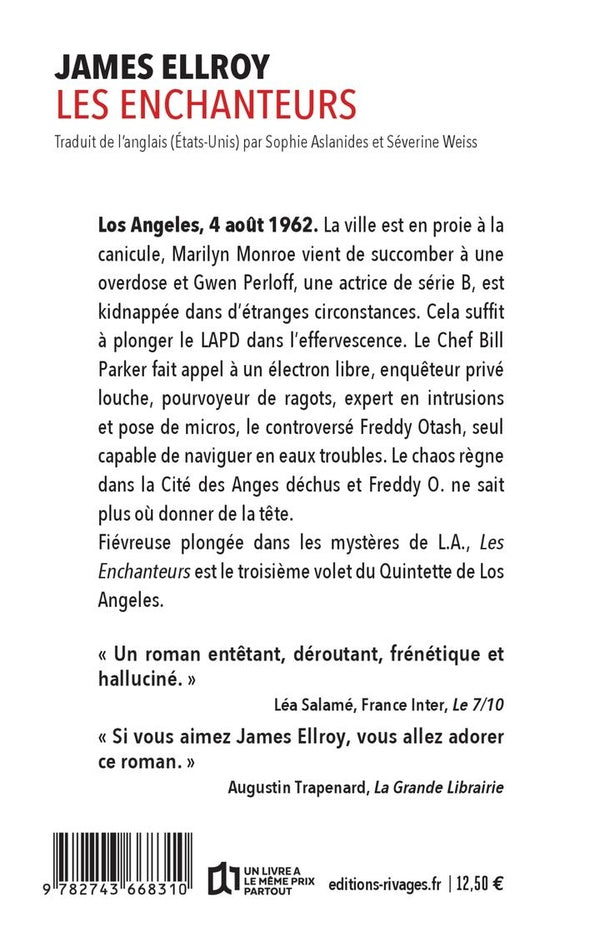 Back cover of Les enchanteurs