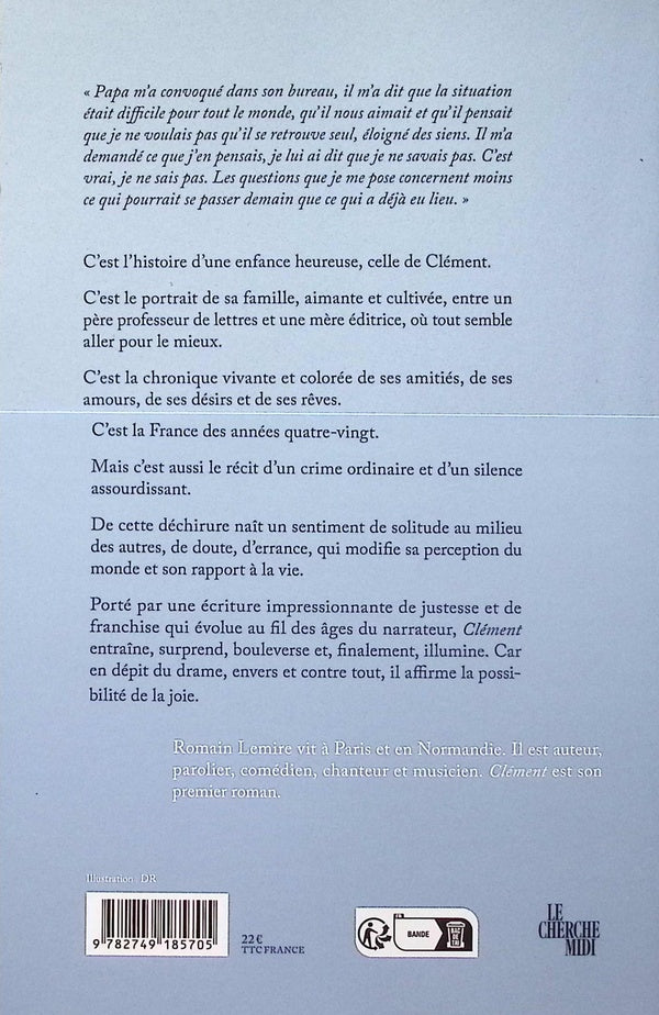 Back cover of Clément
