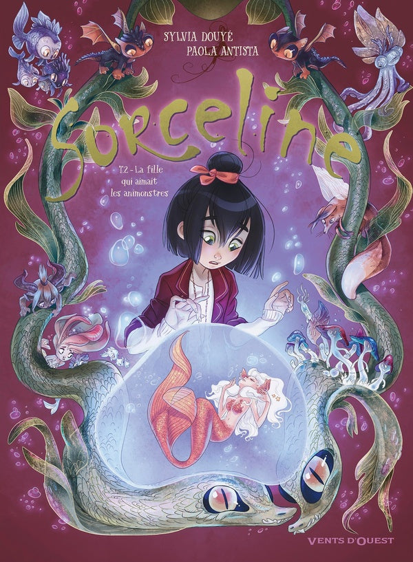 Front cover of Sorceline Tome 2 : la fille qui aimait les animonstres