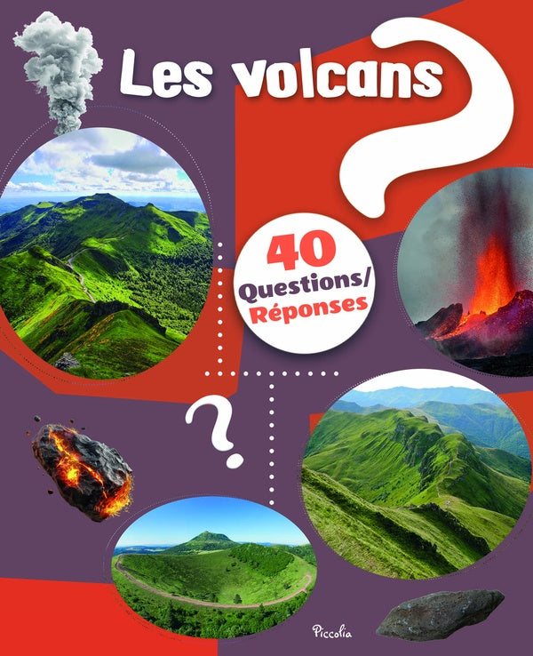 Front cover of 40 questions/réponses : Les volcans