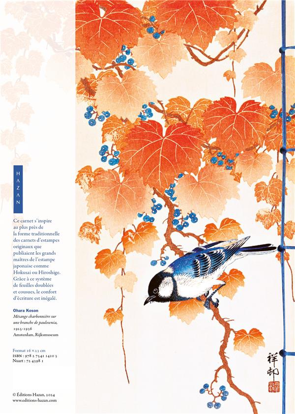 Back cover of Mésange dans l'estampe japonaise