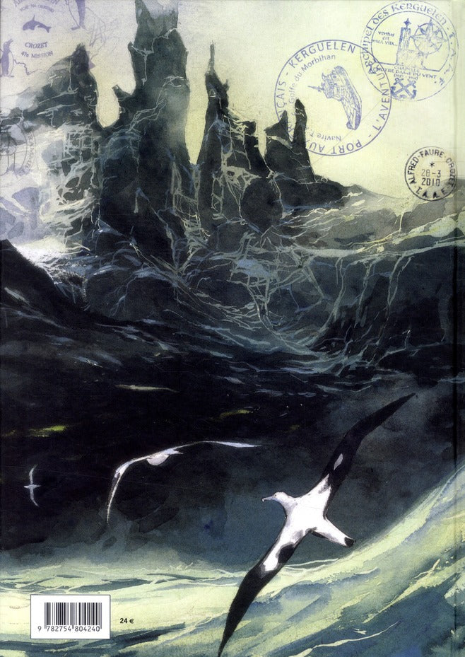 Back cover of Voyage aux îles de la Désolation