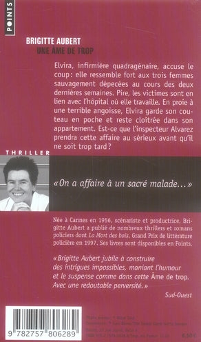 Back cover of Une âme de trop