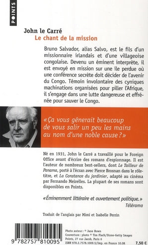 Back cover of Le chant de la mission
