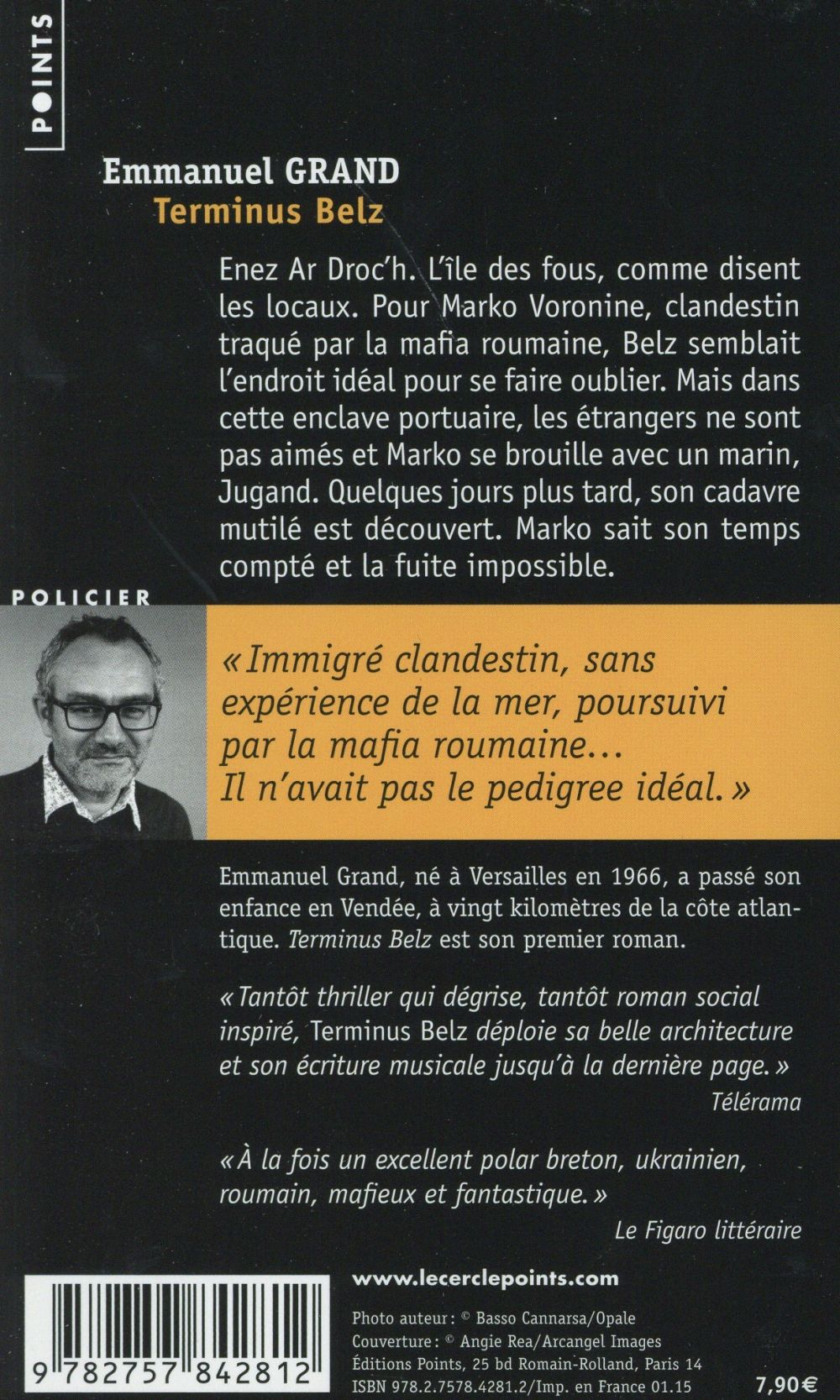 Back cover of Terminus Belz