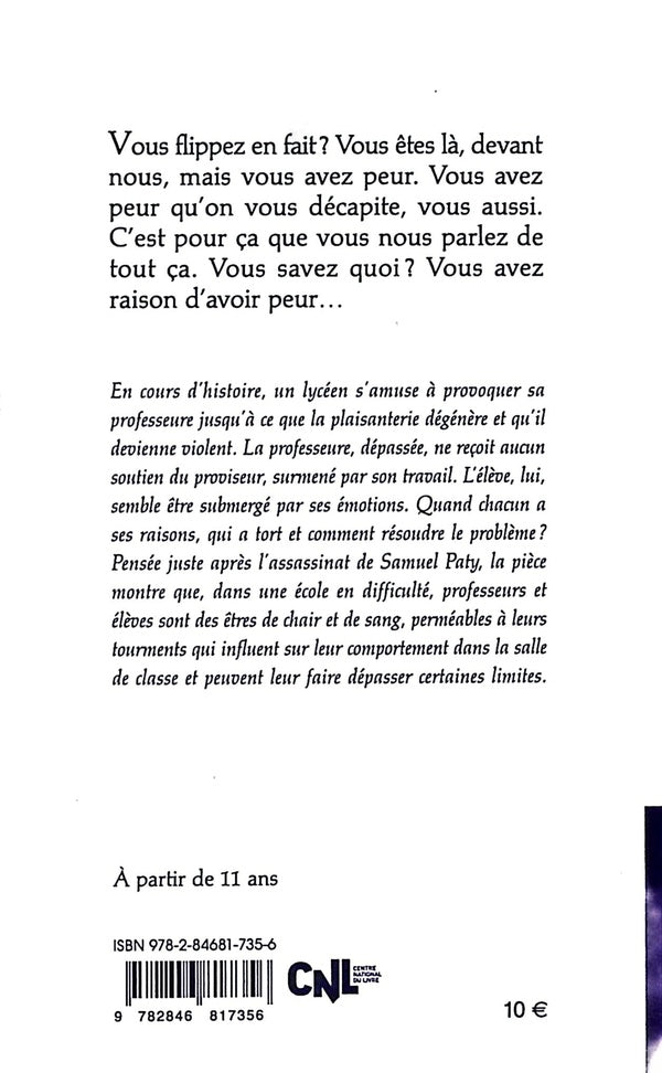 Back cover of Liberté