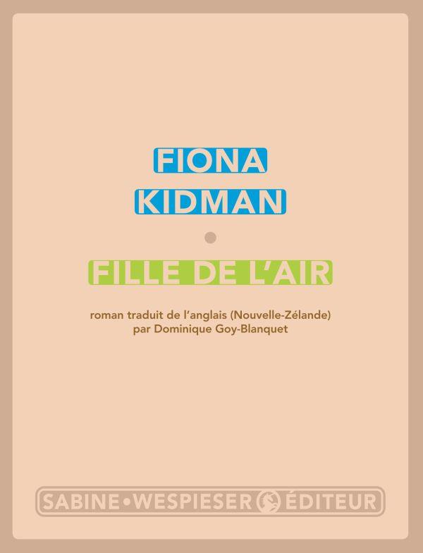 Front cover of Fille de l'air