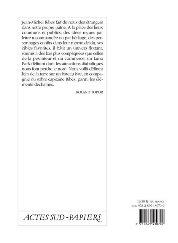 Back cover of Pièces détachées