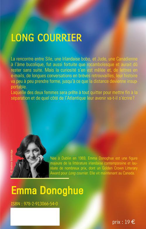 Back cover of Long courrier