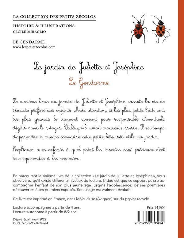 Back cover of Le jardin de Juliette et Joséphine : le gendarme