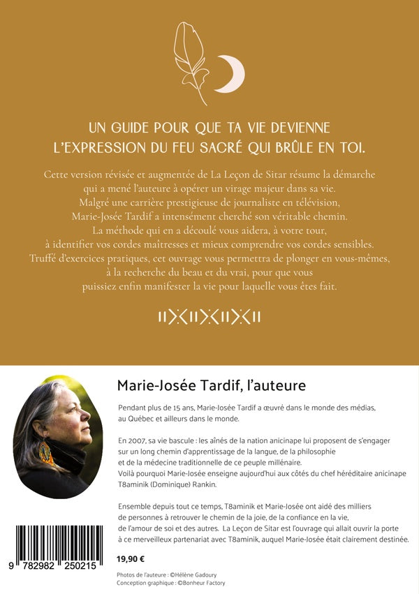 Back cover of La leçon de Sitar ou l'art de vibrer de toutes ses cordes (IMPRESSION A LA DEMANDE)