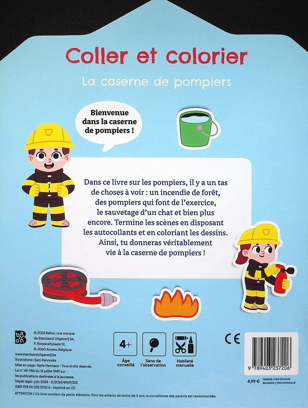 Back cover of La caserne de pompiers