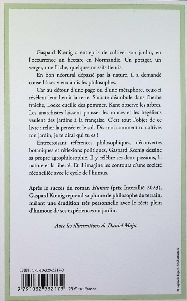 Back cover of Agrophilosophie : réconcilier nature et liberté