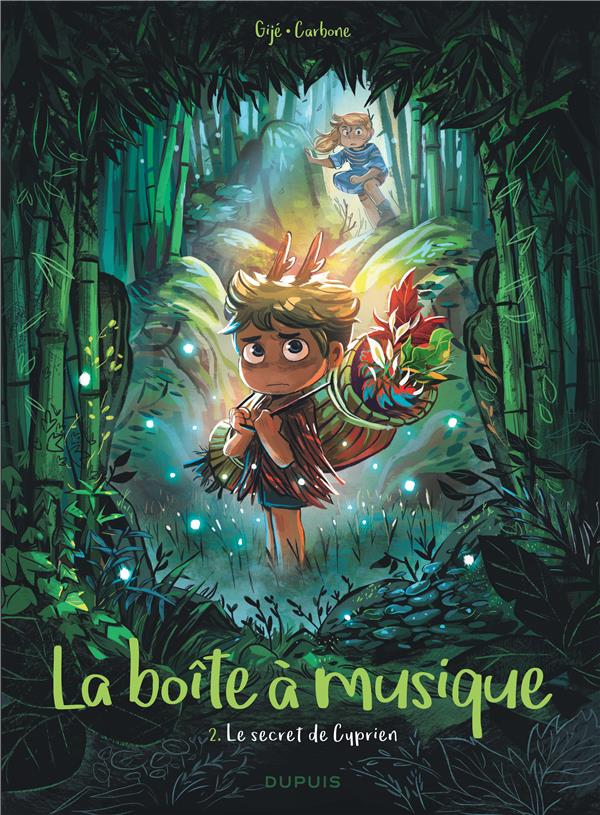 Front cover of La boîte à musique Tome 2 : le secret de Cyprien (prix des Ecoles (Angoulême) 2019)