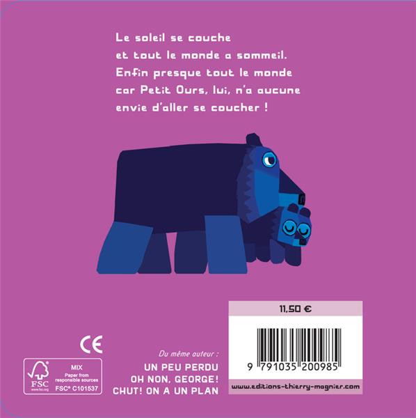 Back cover of Bonne nuit tout le monde