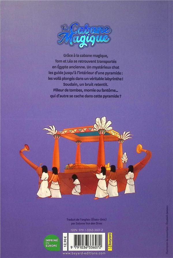 Back cover of La cabane magique Tome 3 : Le secret de la pyramide