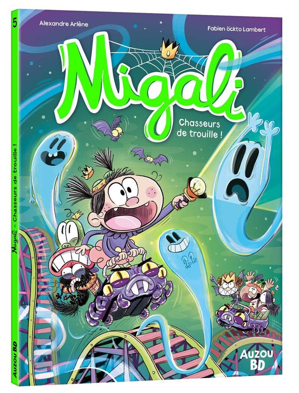 Front cover of Cherche et trouve géant : Migali Tome 5 : chasseurs de trouille !
