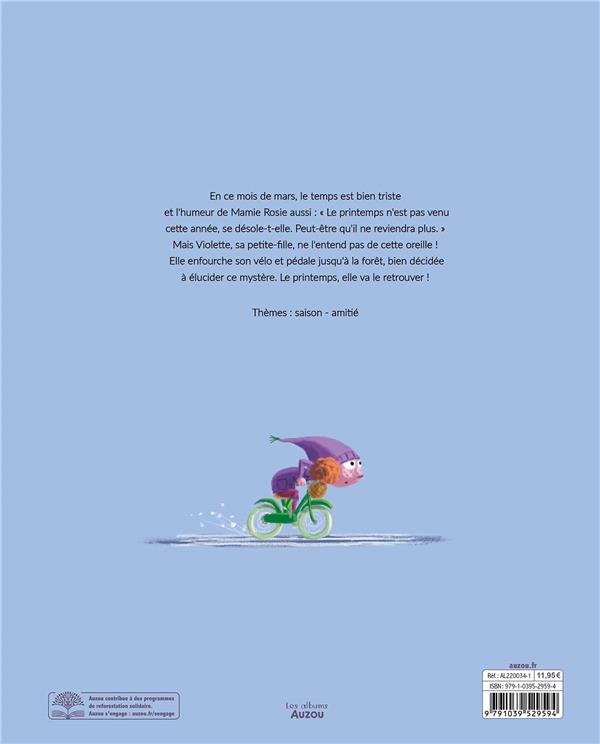Back cover of On a volé le printemps