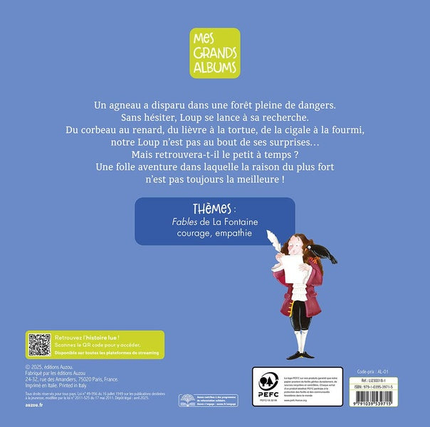 Back cover of Le loup qui sauvait les animaux