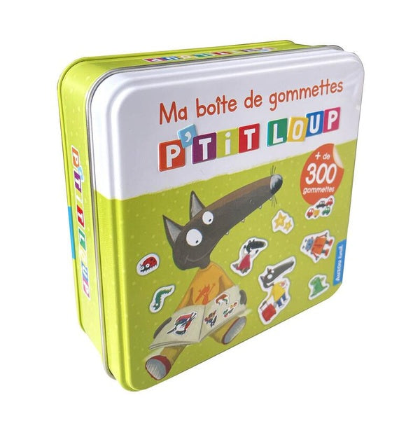 Front cover of Ma boîte de gommettes P'tit Loup