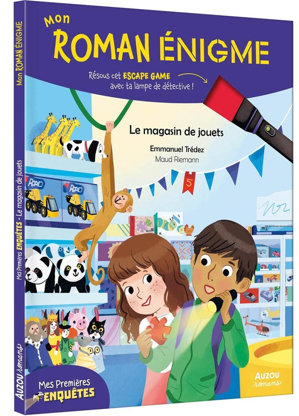 Front cover of Mon roman énigme : Le magasin de jouets