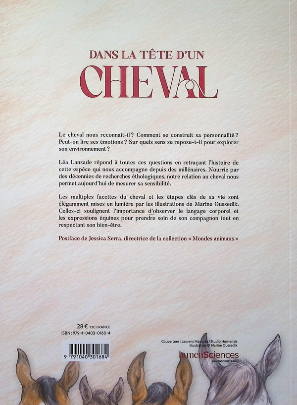 Back cover of Dans la tete d'un cheval