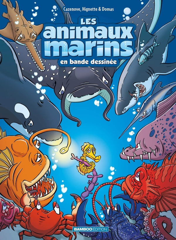 Front cover of Les animaux marins en bande dessinée Tome 7