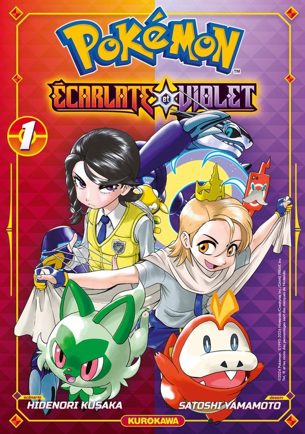 Front cover of Pokémon ; La grande aventure - Ecarlate et Violet Tome 1