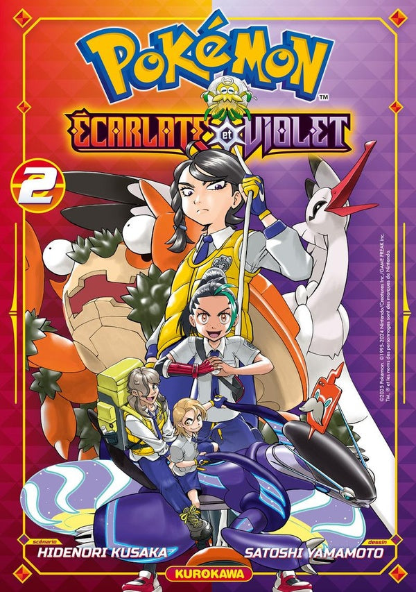 Front cover of Pokémon ; La grande aventure - Ecarlate et Violet Tome 2