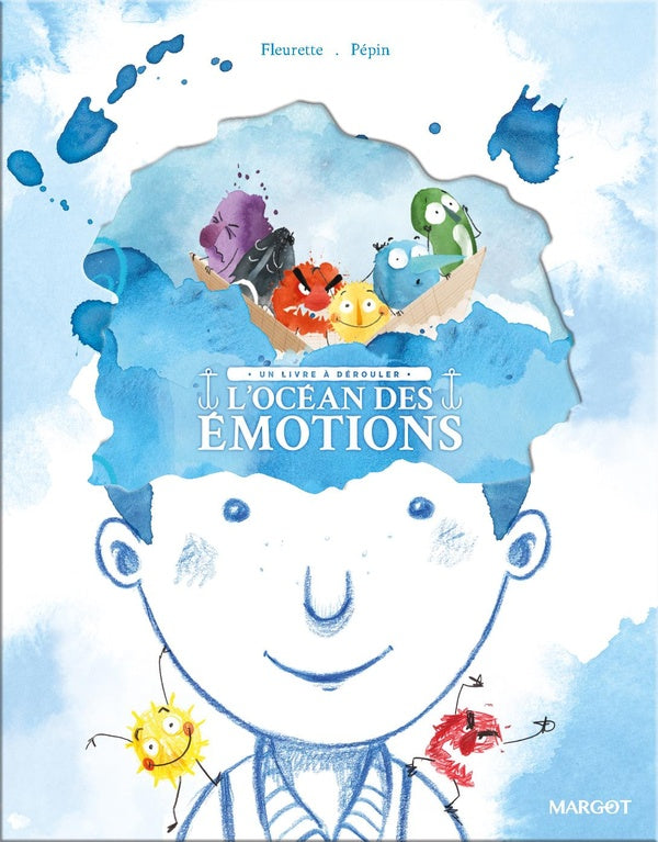 Front cover of L'océan des émotions : Un livre à dérouler